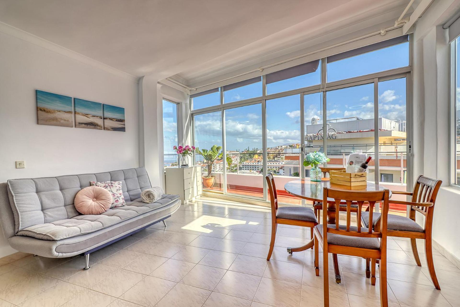 Spacious Penthouse With King-Size Bed, Huge Terrace, Ocean & Teide View Пуерто де ла Крус Екстериор снимка