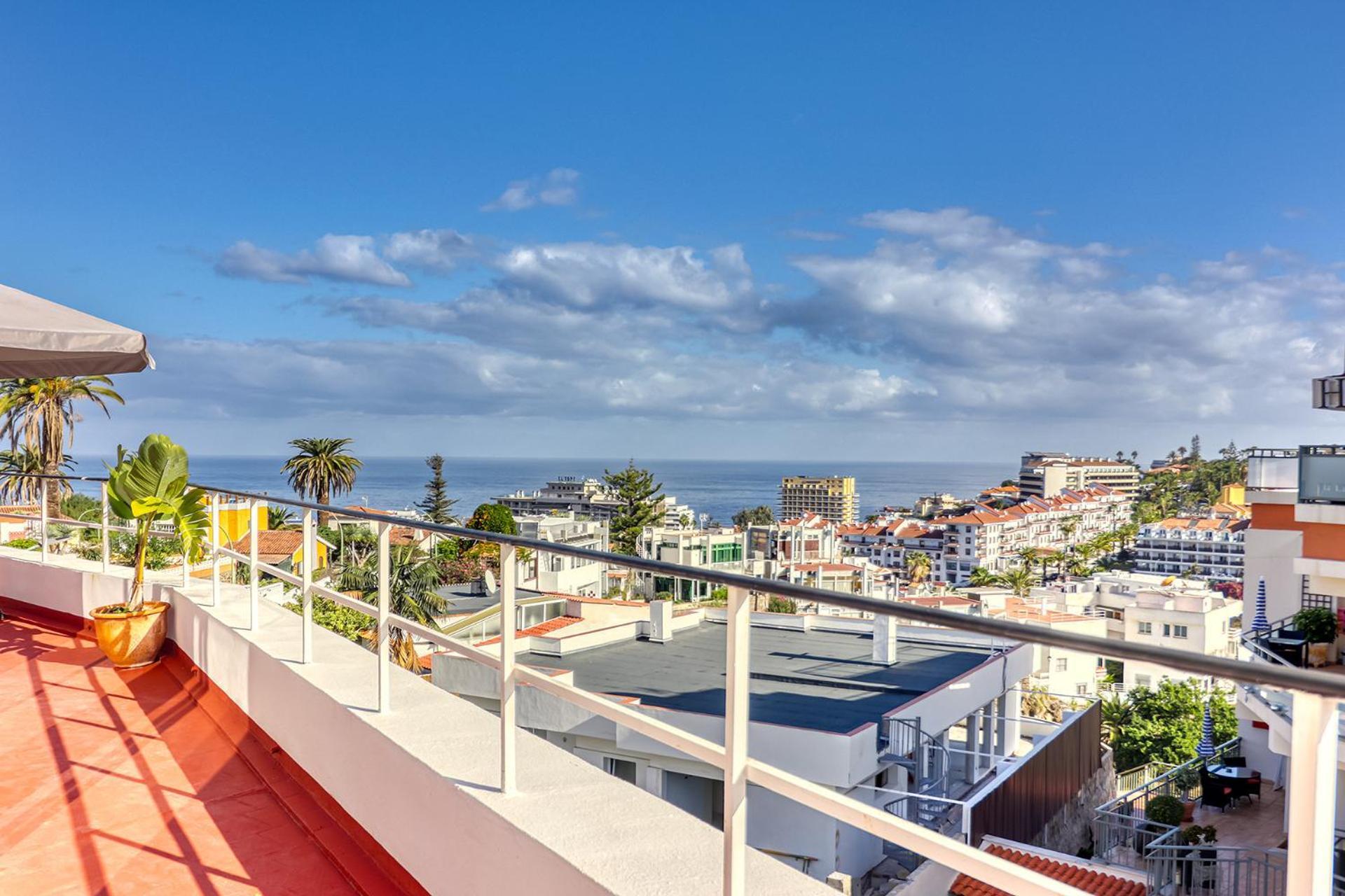 Spacious Penthouse With King-Size Bed, Huge Terrace, Ocean & Teide View Пуерто де ла Крус Екстериор снимка